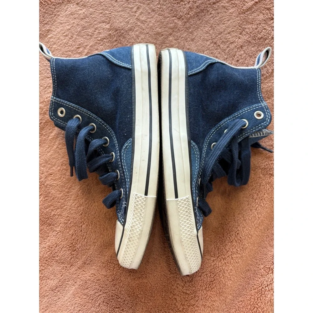 Converse Chuck Taylor All Star High Top Denim Blue Mens 6 Sneakers - Picture 4 of 5